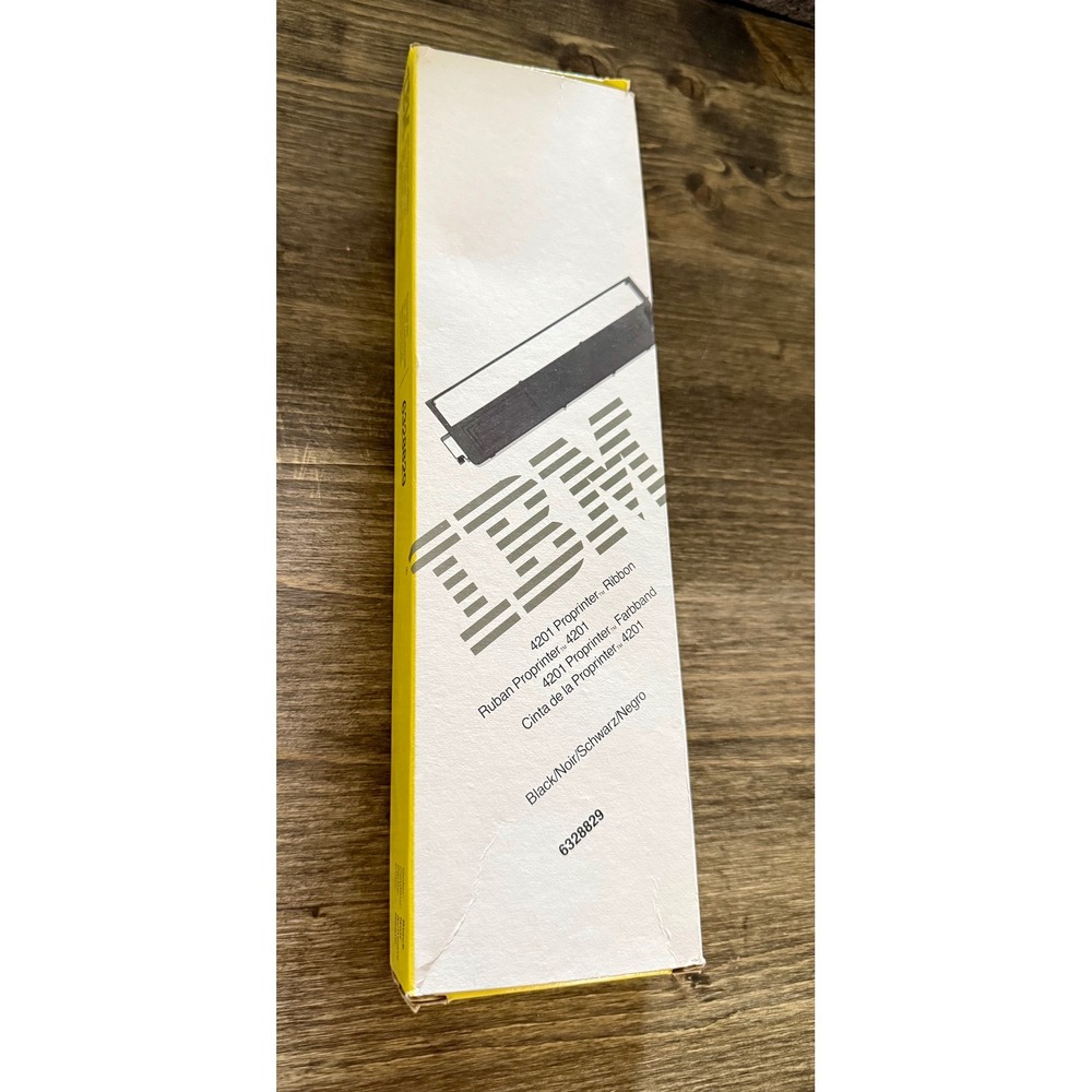 IBM Printer Ribbon 4201 Proprinter Black NEW 6328829 Dot Matrix OEM Vintage